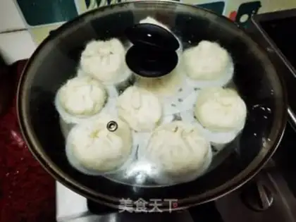Make Frozen meat buns step 12