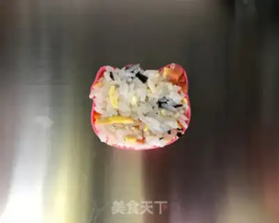 Make Ham and vegetable rice step 11