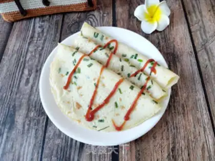Make Onion omelet step 7