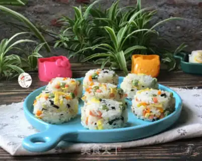 Make Ham and vegetable rice step 14