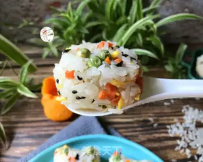 Make Ham and vegetable rice step 15