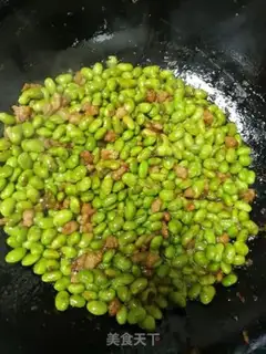 Make Meat and green beans step 5