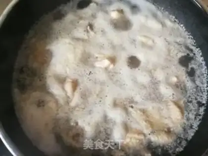 Make Carrot Mountain medicine for chicken legs step 2