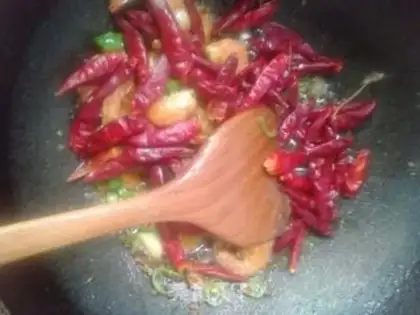 Make Spicy shrimp step 7