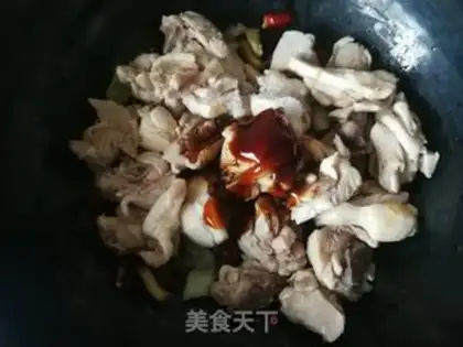 Make Carrot Mountain medicine for chicken legs step 6