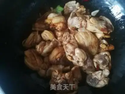 Make Carrot Mountain medicine for chicken legs step 7