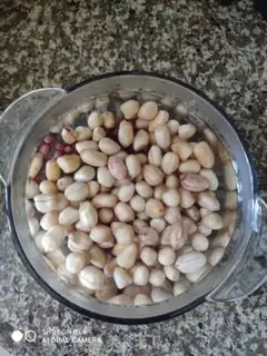 Make Red-beans peanuts step 2