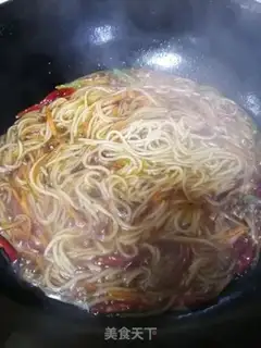 Make Egg pepper and rice powder step 6