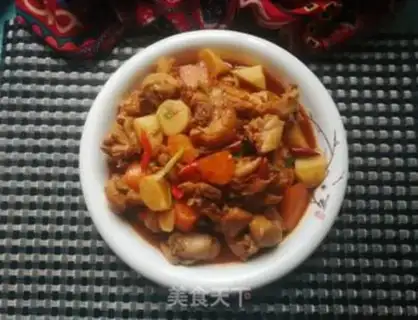 Make Carrot Mountain medicine for chicken legs step 19