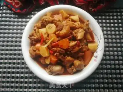 Make Carrot Mountain medicine for chicken legs step 20