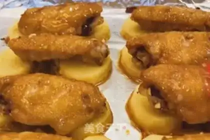Make Honey-cooked chicken wings step 3