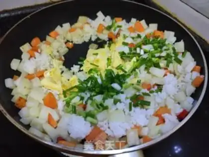 Make radish rice step 7