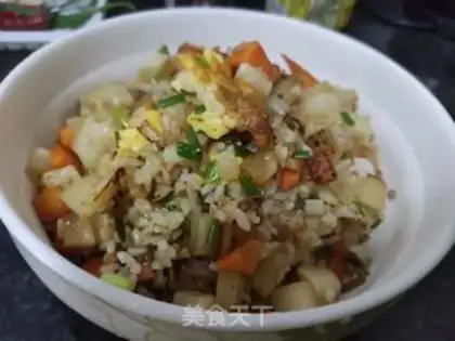 Make radish rice step 8