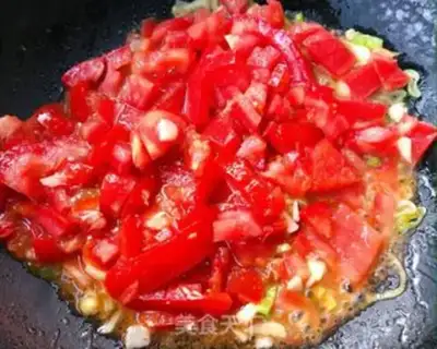 Make Tomato egg chops step 4