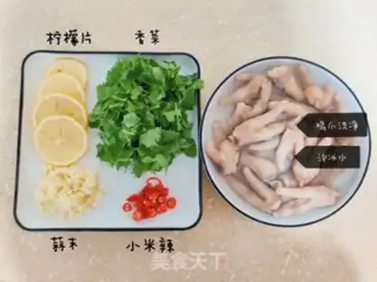 Make Net lemon chicken claw step 2