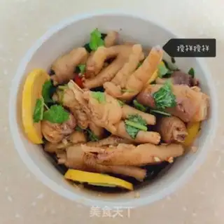 Make Net lemon chicken claw step 5