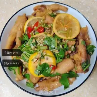 Make Net lemon chicken claw step 6