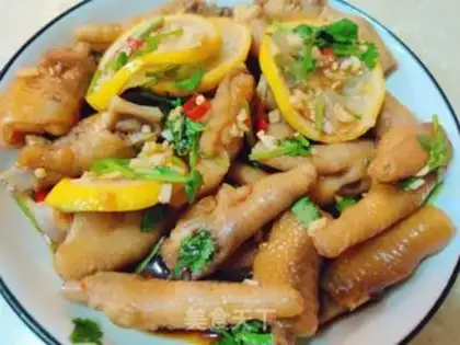 Make Net lemon chicken claw step 7