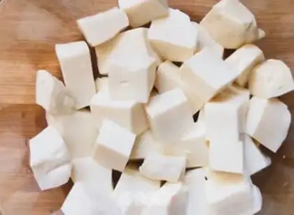 Make Tofu tofu eggs step 0
