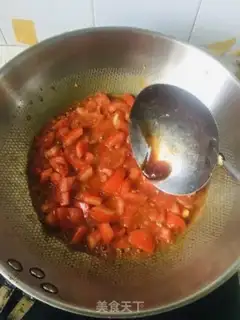 Make Tomato fried eggs step 9