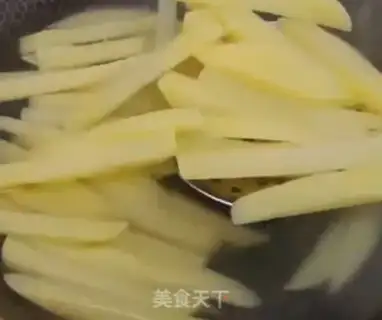 Make Secret fries step 1