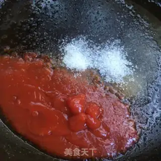 Make Tomato sauce and shrimp step 7