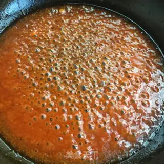 Make Tomato sauce and shrimp step 9