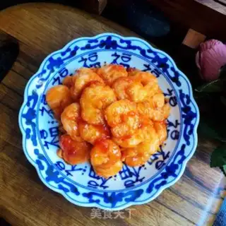 Make Tomato sauce and shrimp step 13
