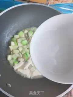 Make The smelt storks burn tofu step 7