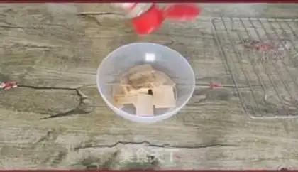 Make Baked bean skin step 6