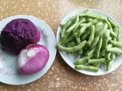 Make Lavender blue bean horn step 0