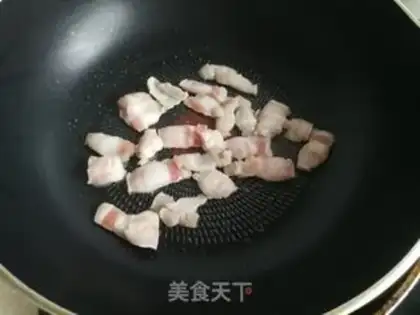 Make Lavender blue bean horn step 4