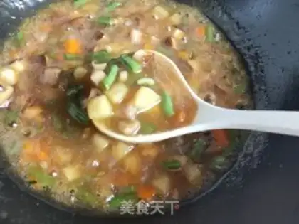 Make The halogen of mushroom meat step 16