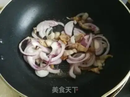 Make Lavender blue bean horn step 5