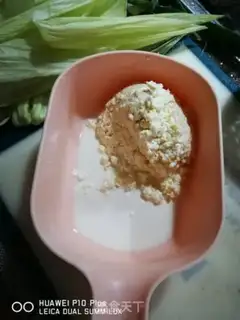 Make Corn brands and milk steamed eggs step 3