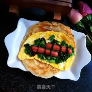 Make Open egg grab cake step 8