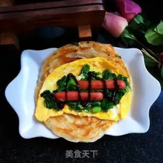 Make Open egg grab cake step 9