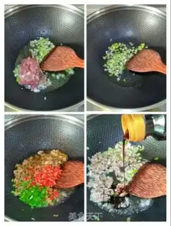 Make Meat and peppers across the bridge step 4