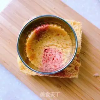 Make Shrimp eggplant toast step 1