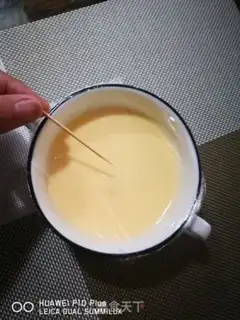 Make Corn brands and milk steamed eggs step 14