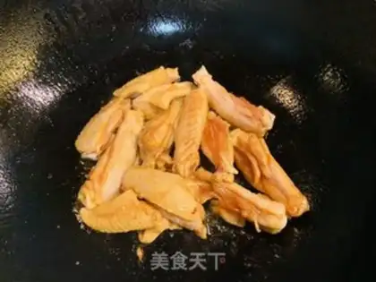 Make Pyramid chicken wings dried up step 3