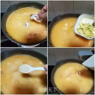 Make Crab congee step 5
