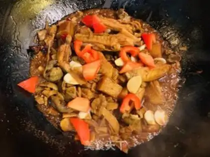 Make Pyramid chicken wings dried up step 5