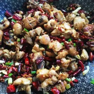 Make Spicy chicken step 13