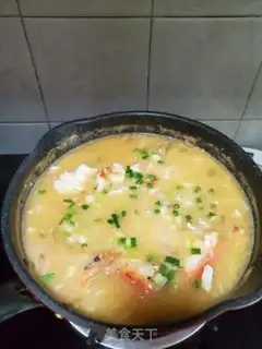 Make Crab congee step 8