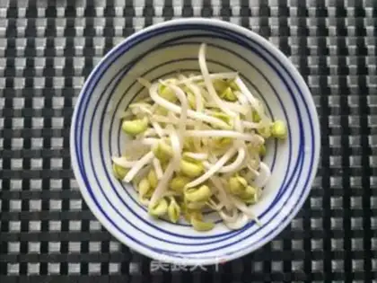 Make The sea belt sprouts, soybeans step 2
