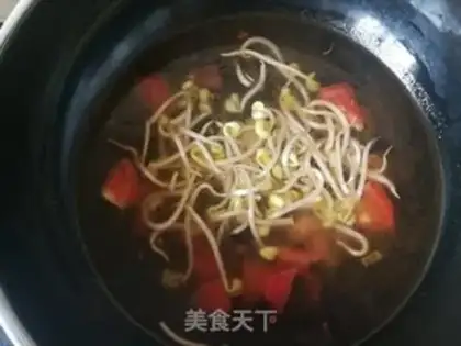 Make The sea belt sprouts, soybeans step 5
