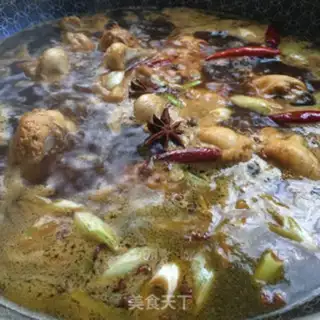 Make Red fried chicken wings and potatoes step 9