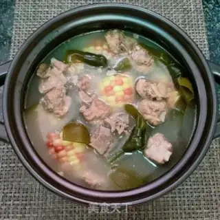 Make ♪ Sea-banded corn bouquet soup ♪ step 9