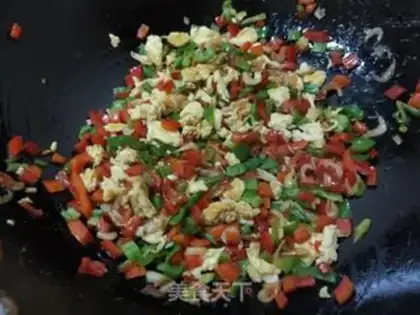 Make Shrimp skin with double pepper step 8